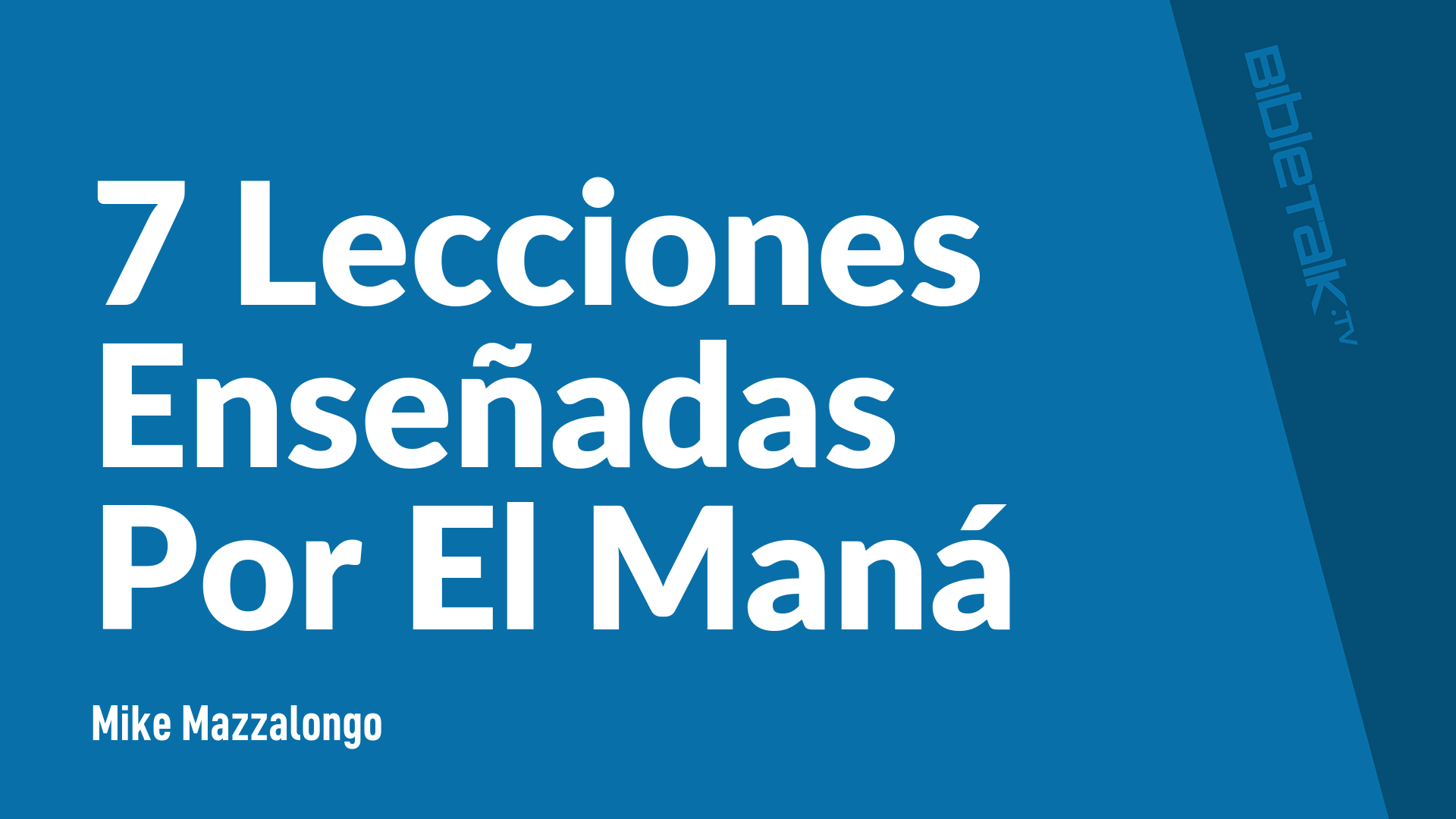 7 Lecciones Enseñadas Por El Maná