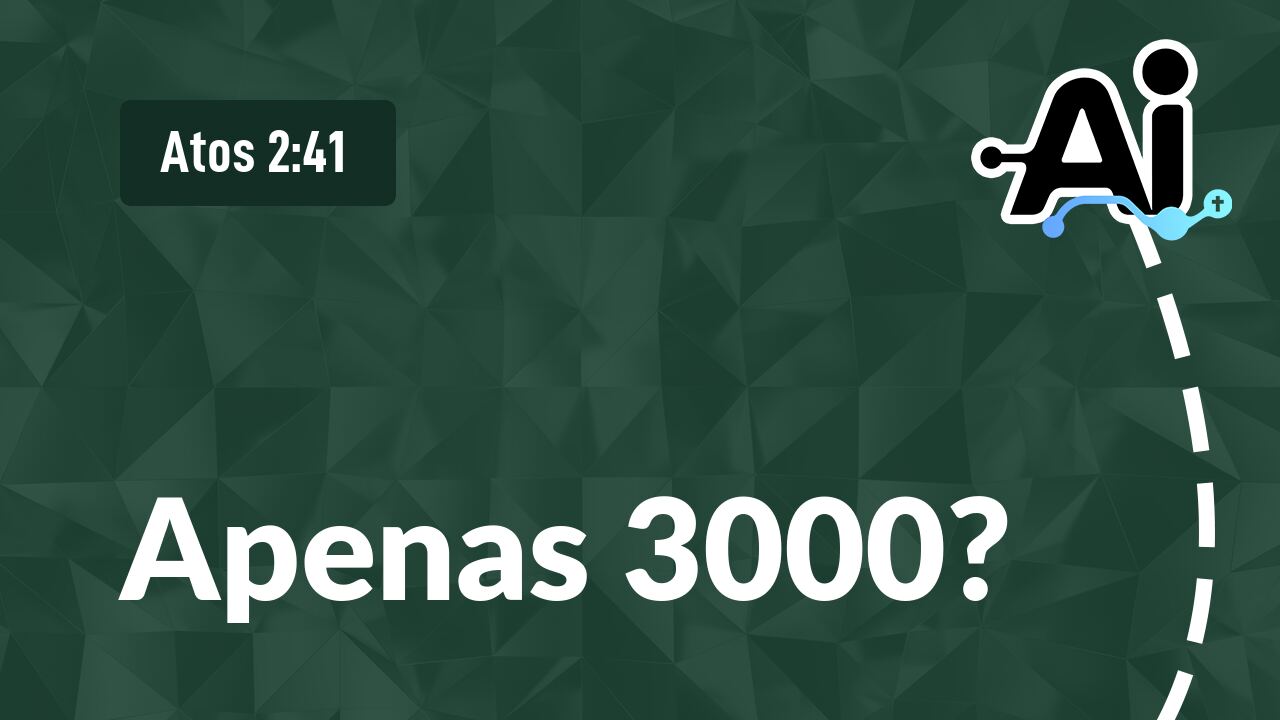 Apenas 3000?
