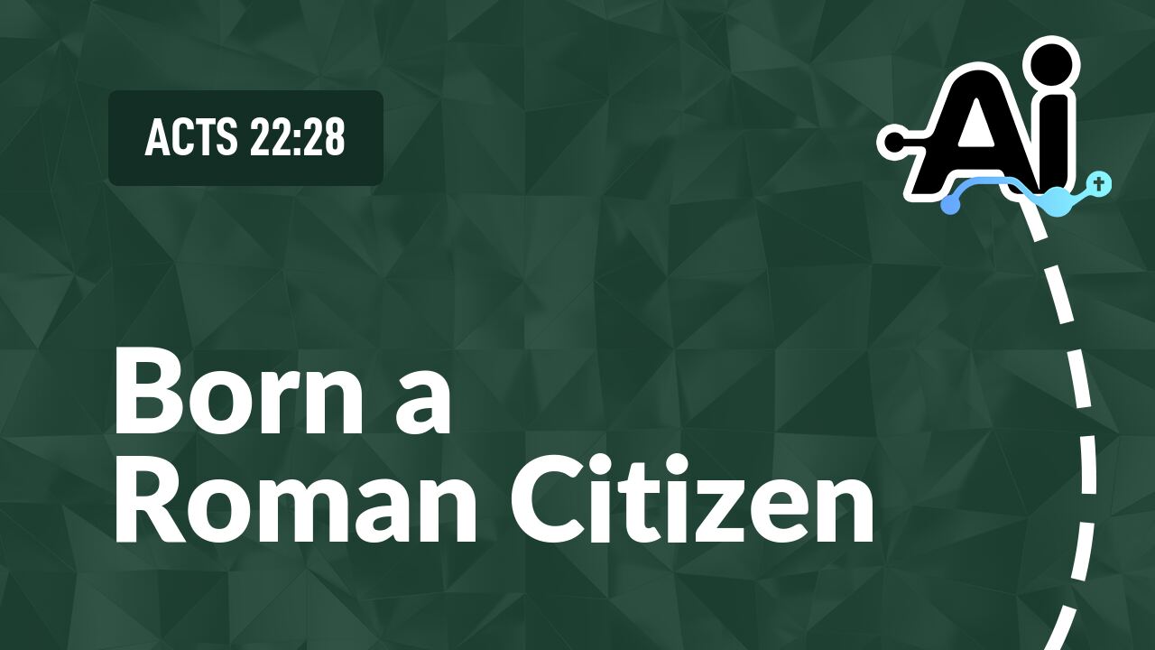 Born a Roman Citizen