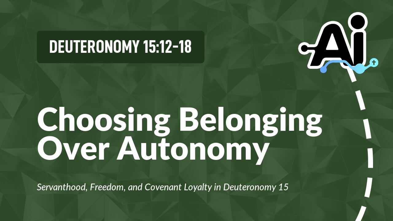 Choosing Belonging Over Autonomy