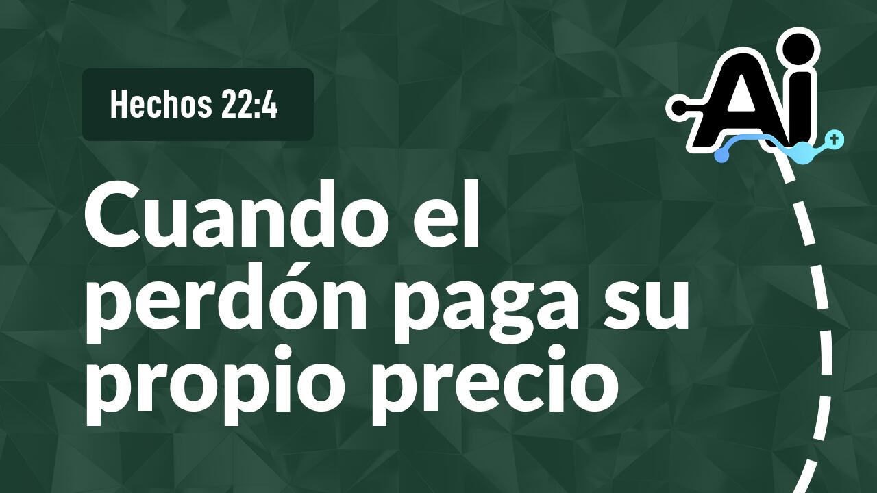 Cuando el perdón paga su propio precio