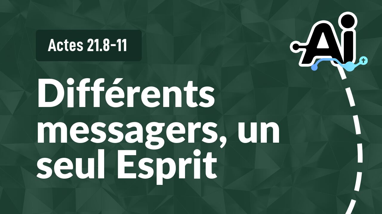 Différents messagers, un seul Esprit