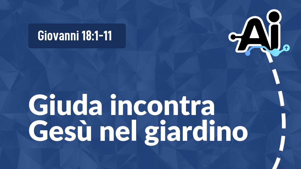 Giuda incontra Gesù nel giardino