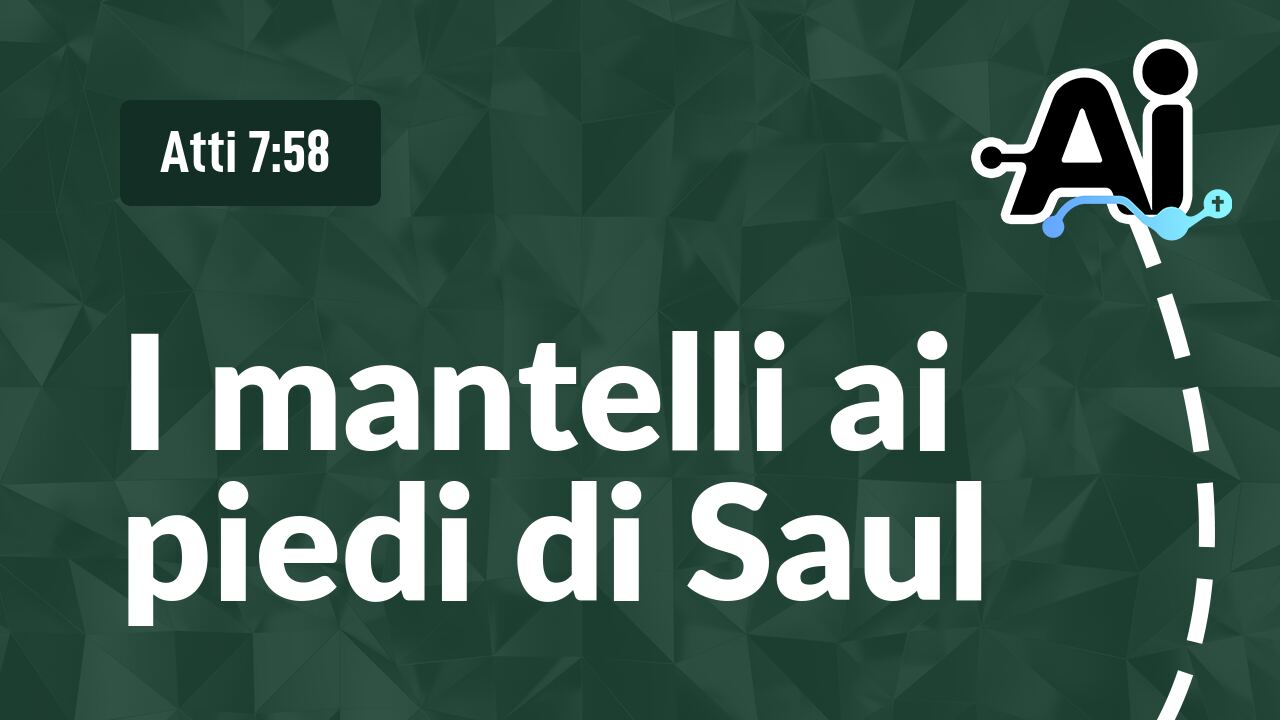 I mantelli ai piedi di Saul