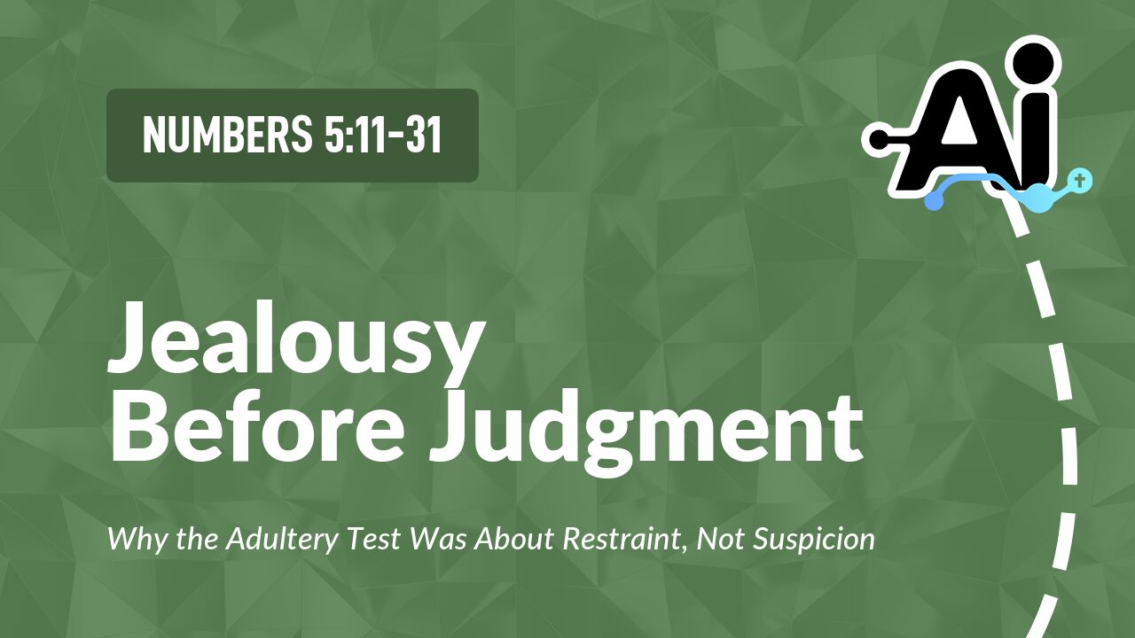 Jealousy Before Judgment