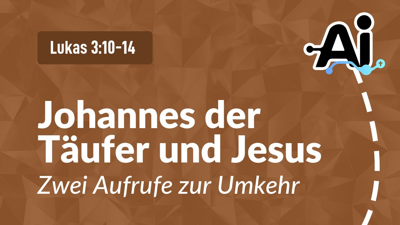 Johannes der Täufer und Jesus