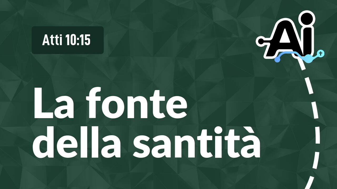 La fonte della santità