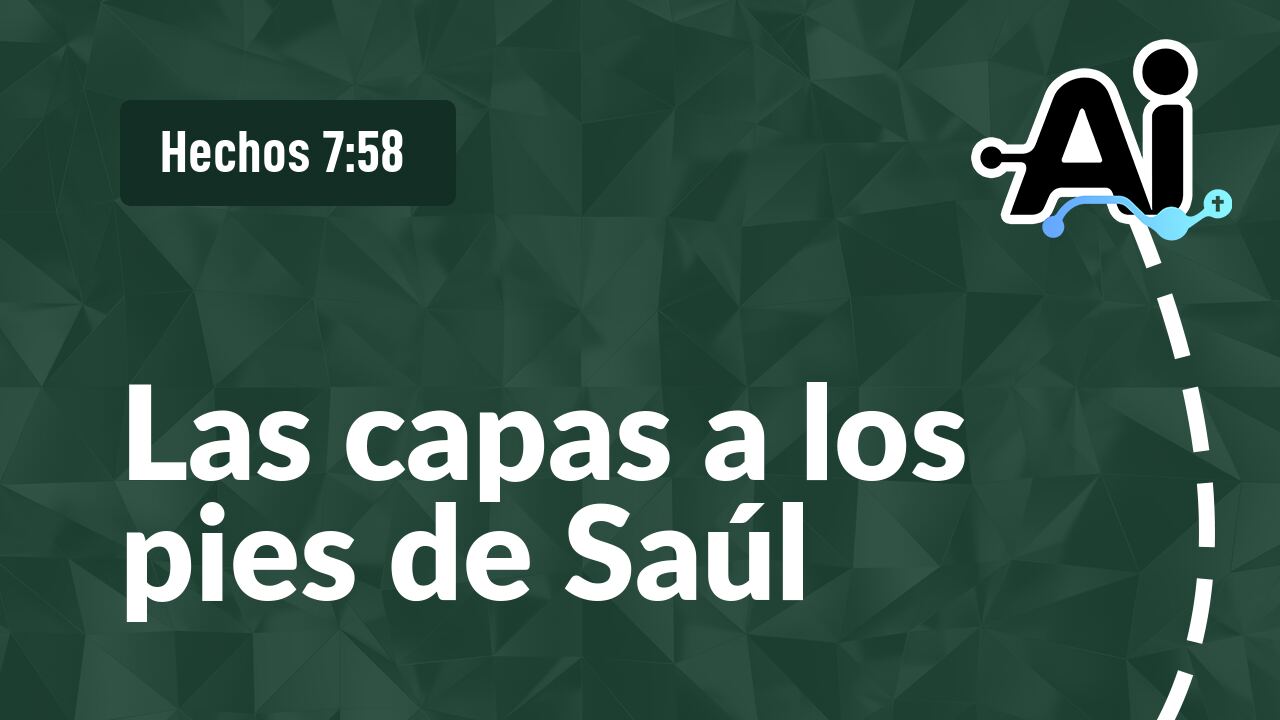 Las capas a los pies de Saúl