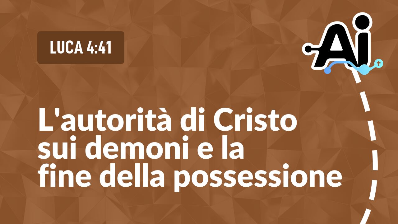 L'autorità di Cristo sui demoni e la fine della possessione