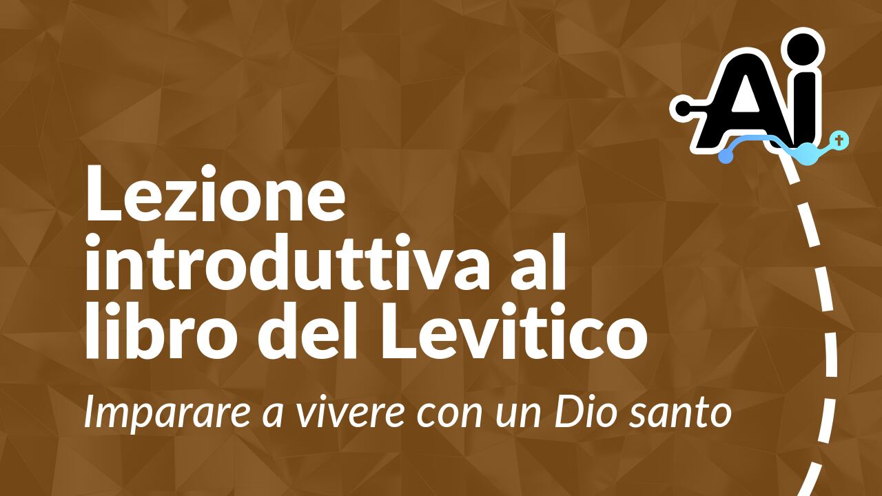 Lezione introduttiva al libro del Levitico
