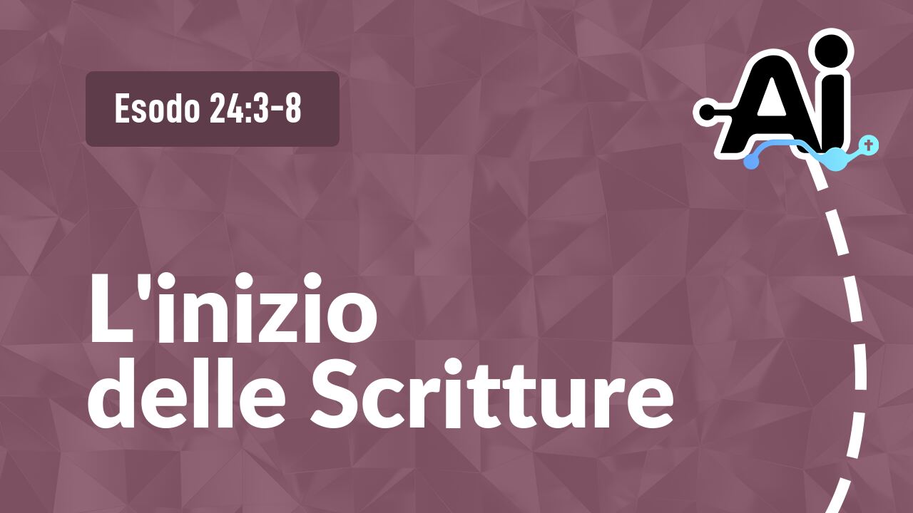 L'inizio delle Scritture