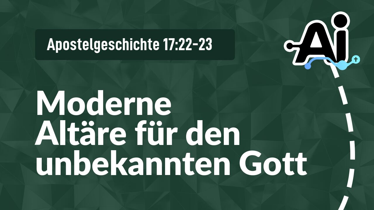 Moderne Altäre für den unbekannten Gott