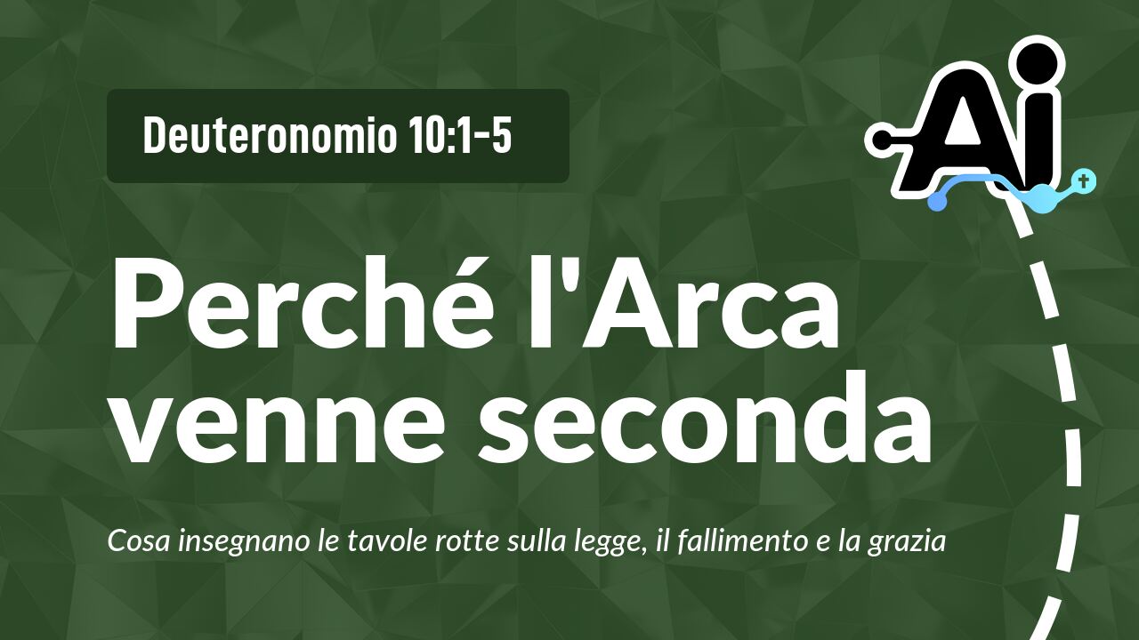Perché l'Arca venne seconda