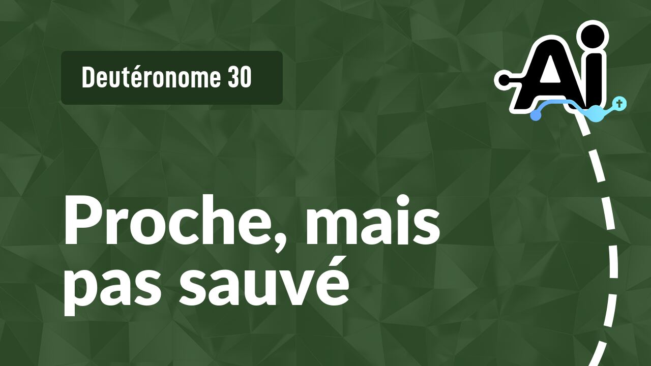Proche, mais pas sauvé