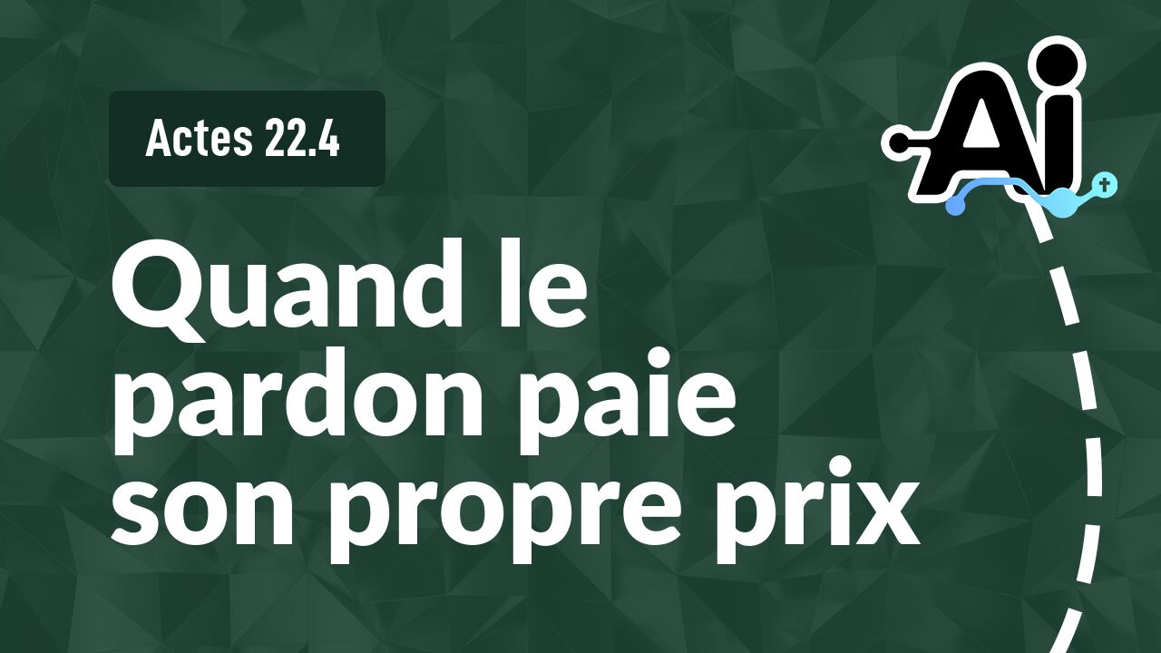 Quand le pardon paie son propre prix