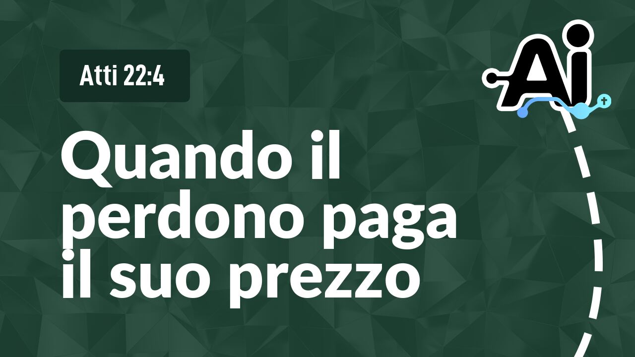 Quando il perdono paga il suo prezzo