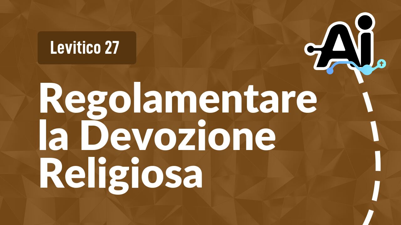 Regolamentare la Devozione Religiosa