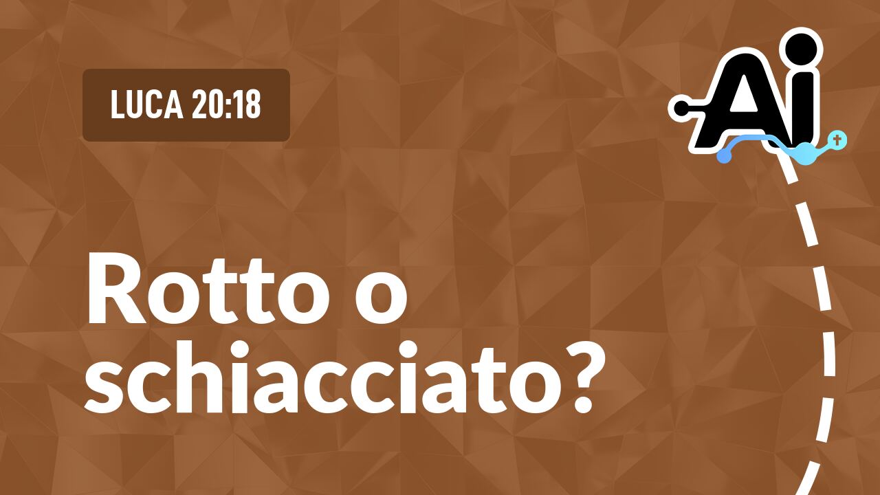 Rotto o schiacciato?