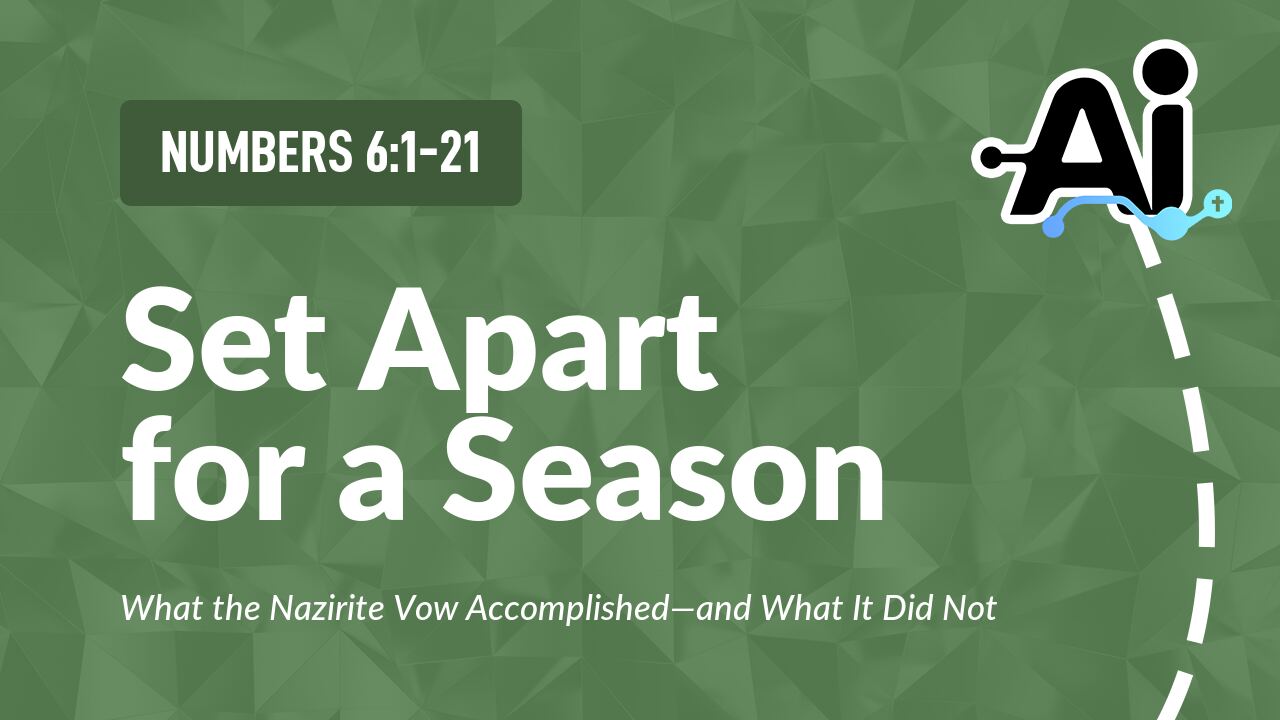 Set Apart for a Season