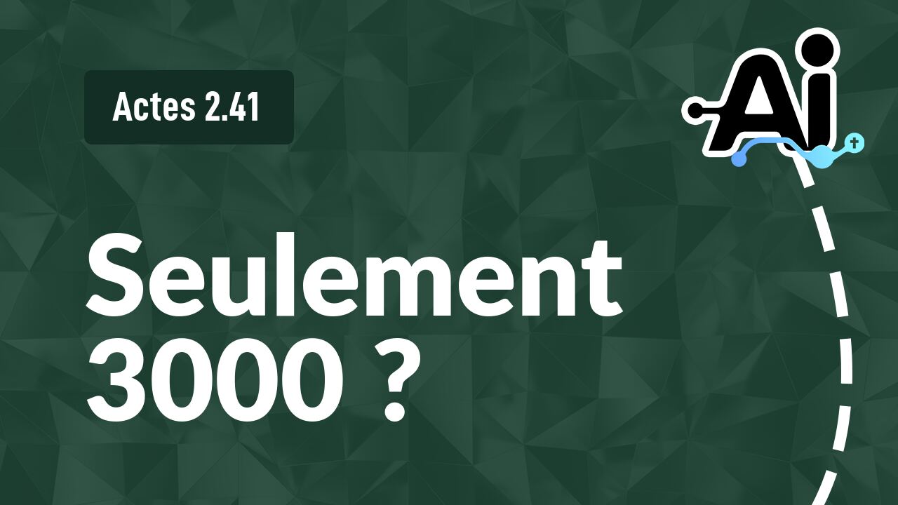 Seulement 3000 ?