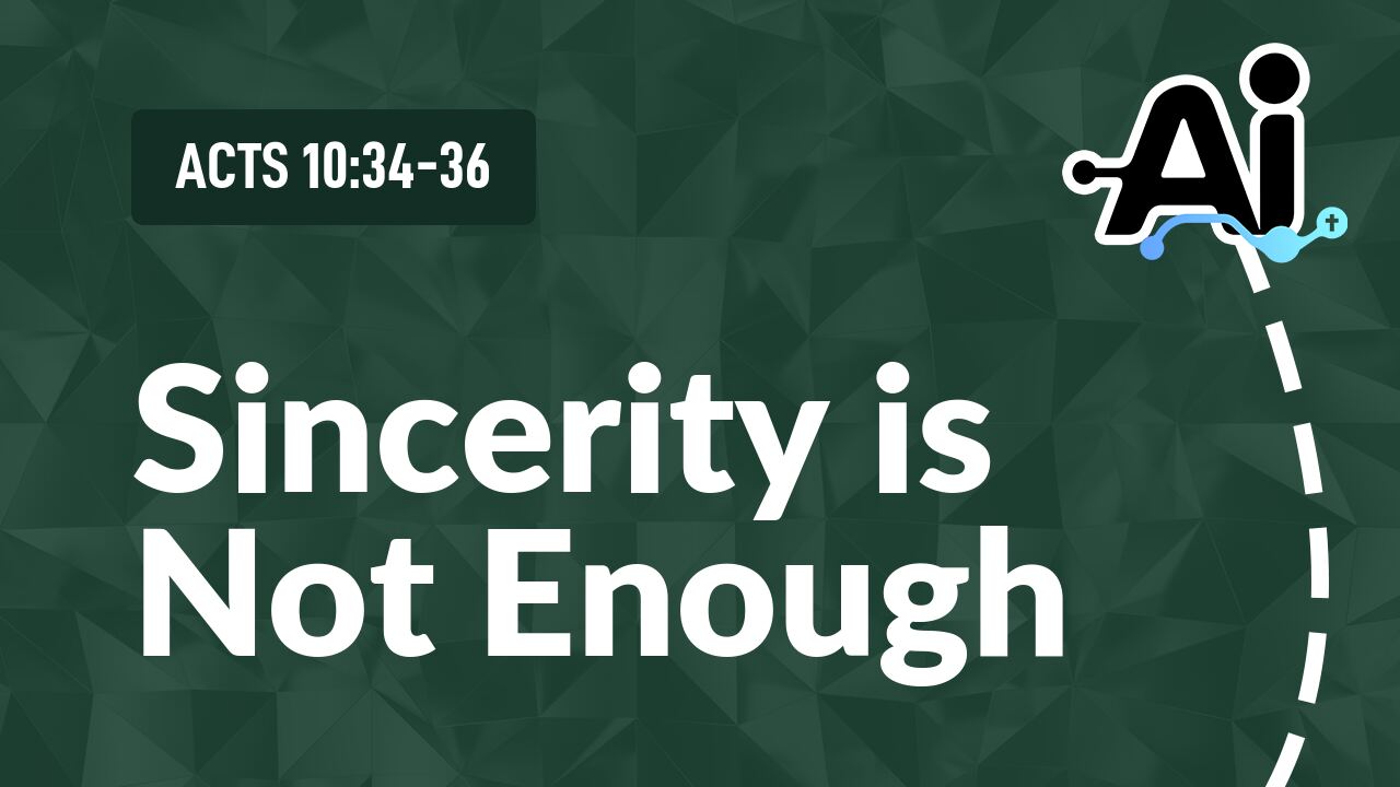 Sincerity is Not Enough