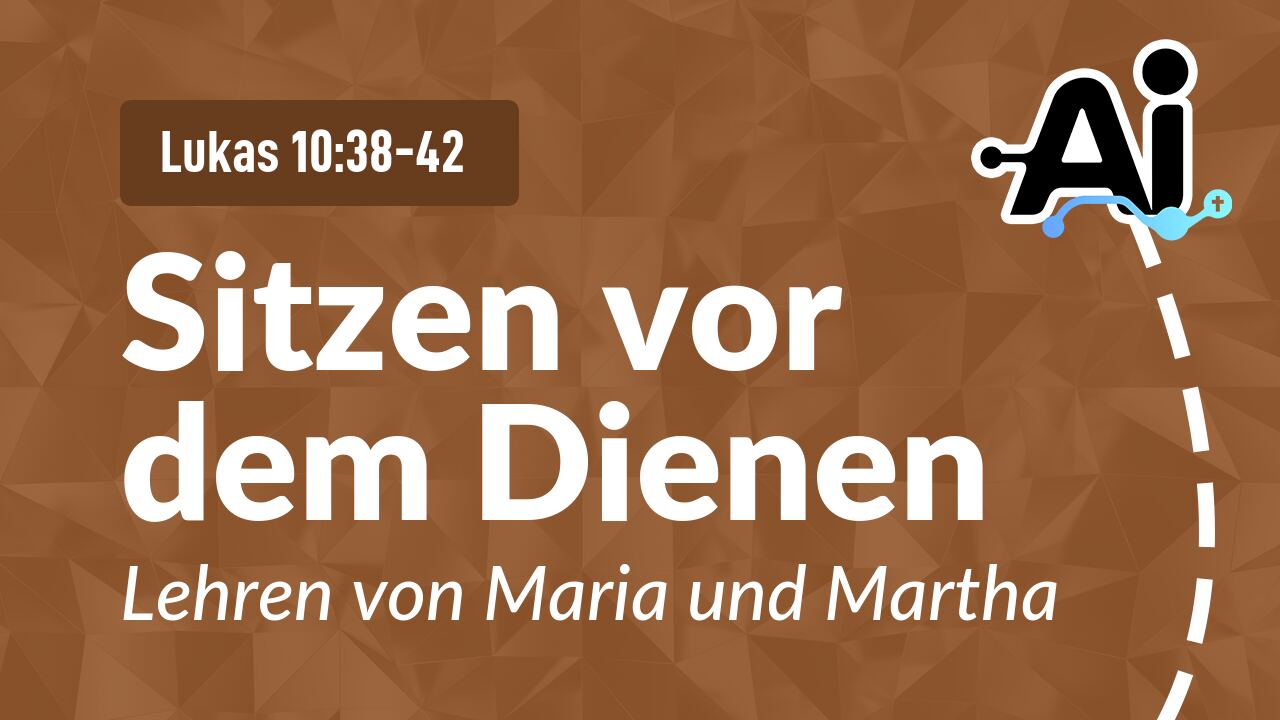 Sitzen vor dem Dienen