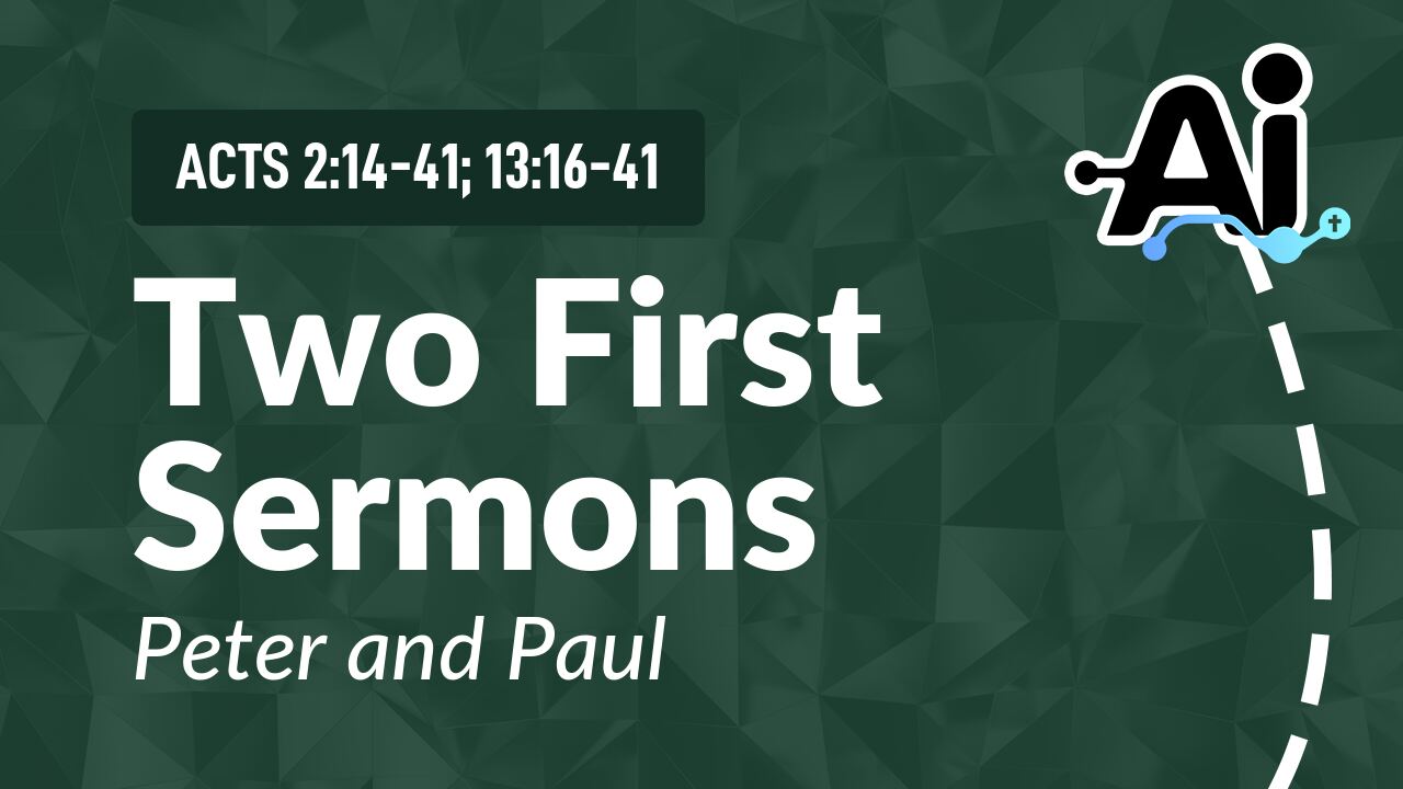 Two First Sermons