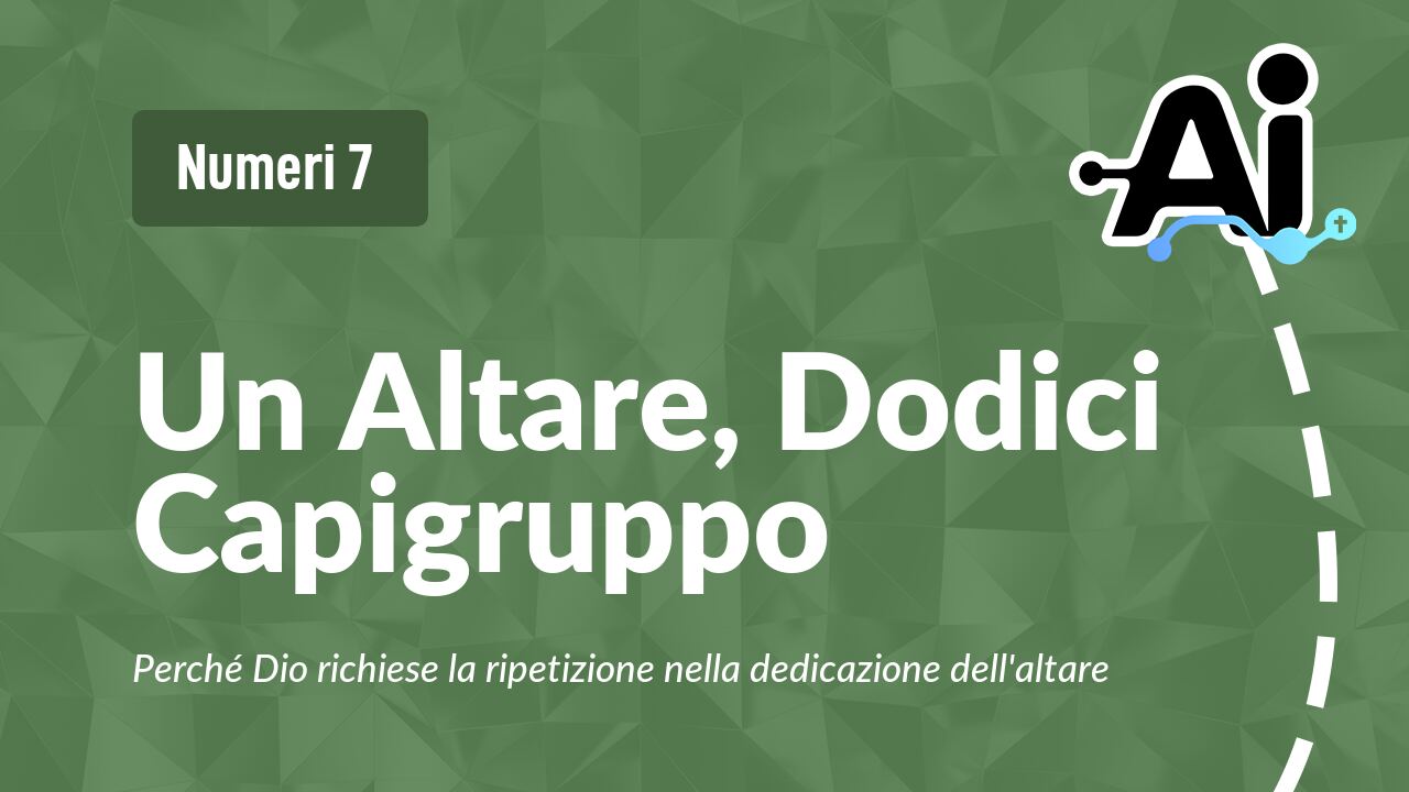 Un Altare, Dodici Capigruppo