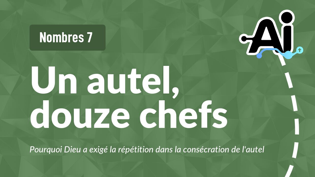 Un autel, douze chefs