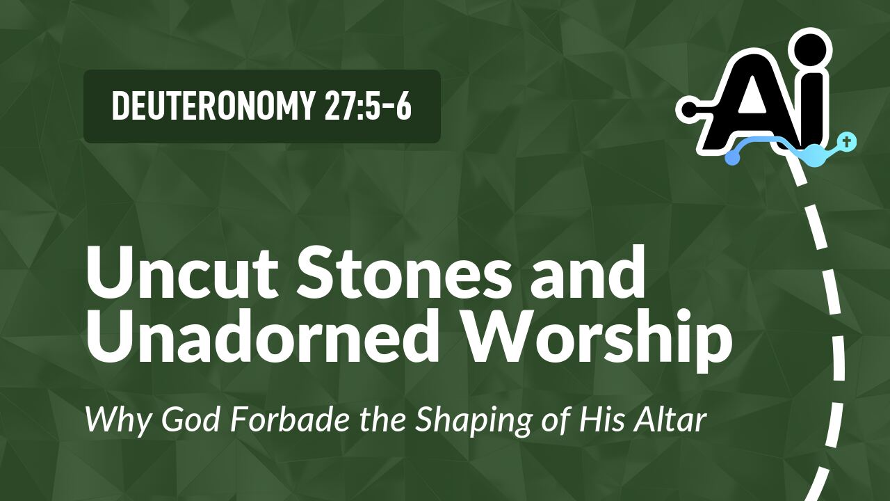 Uncut Stones and Unadorned Worship