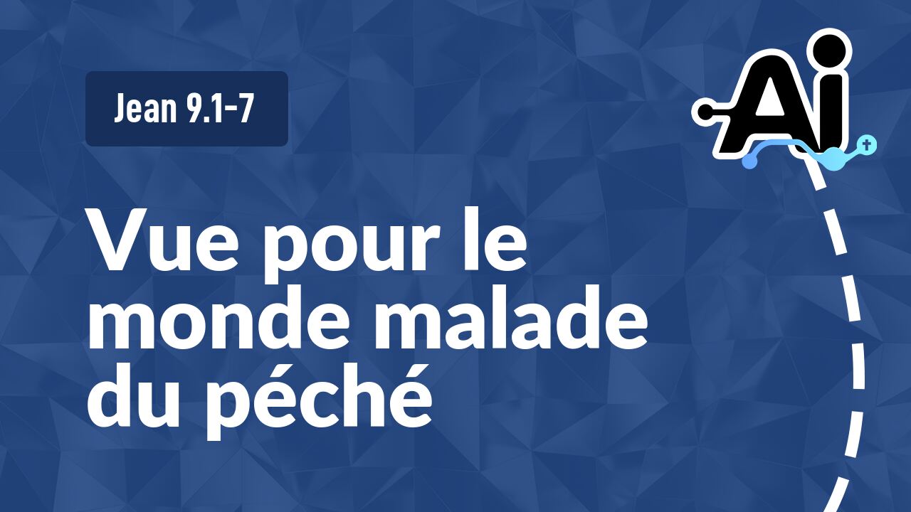 Vue pour le monde malade du péché