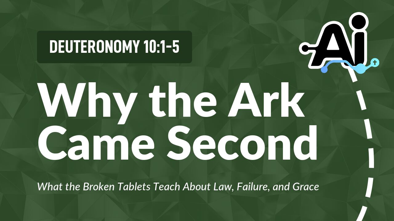 Why the Ark Came Second