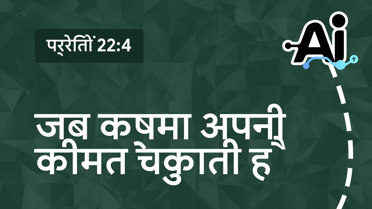 जब क्षमा अपनी कीमत चुकाती है