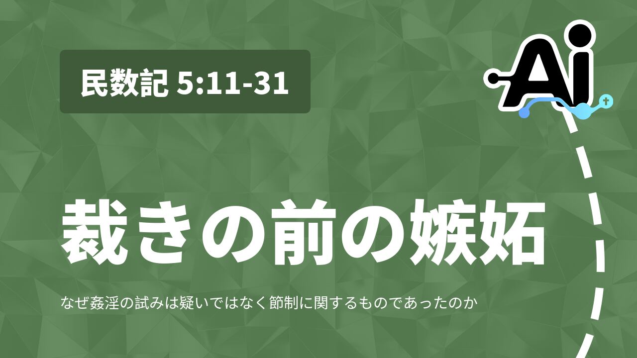 裁きの前の嫉妬