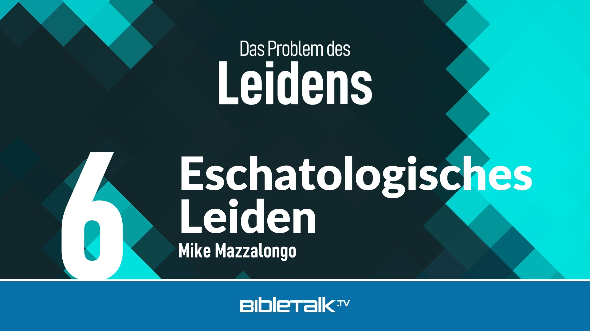 Eschatologisches Leiden