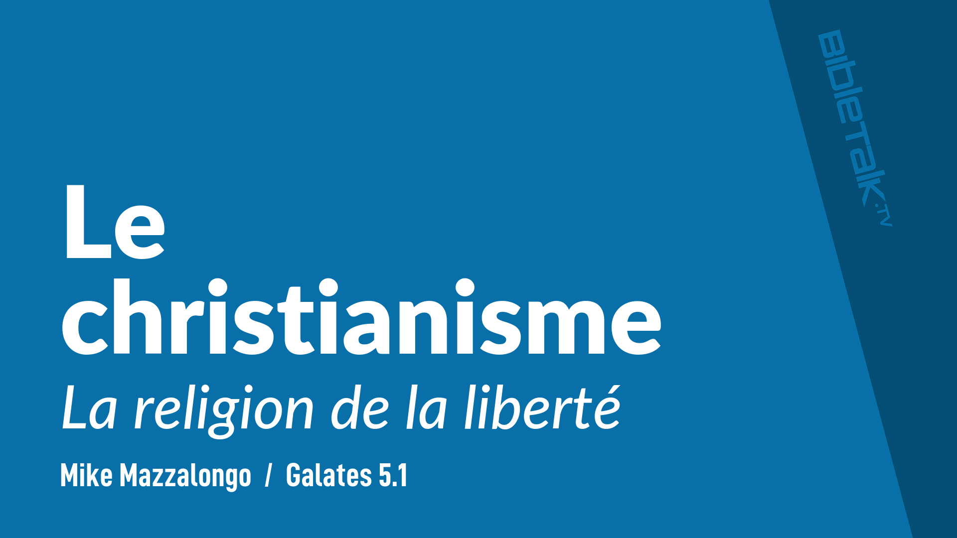 Le christianisme