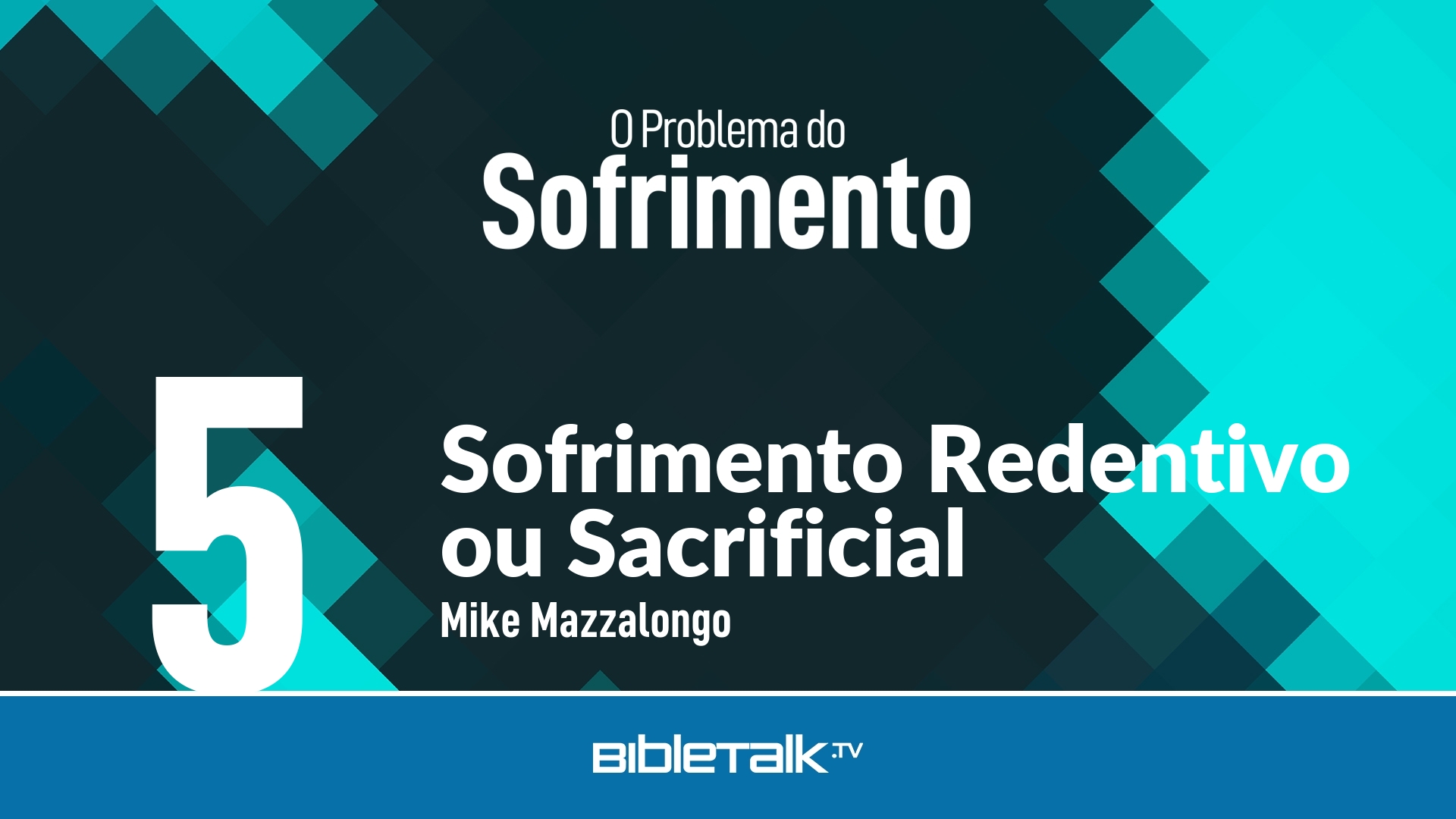 Sofrimento Redentivo ou Sacrificial