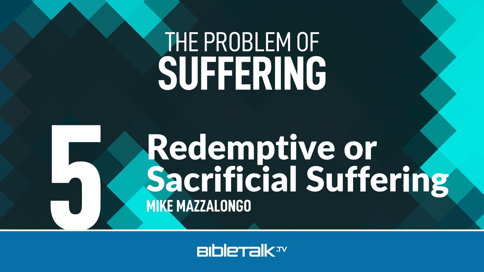 Redemptive or Sacrificial Suffering